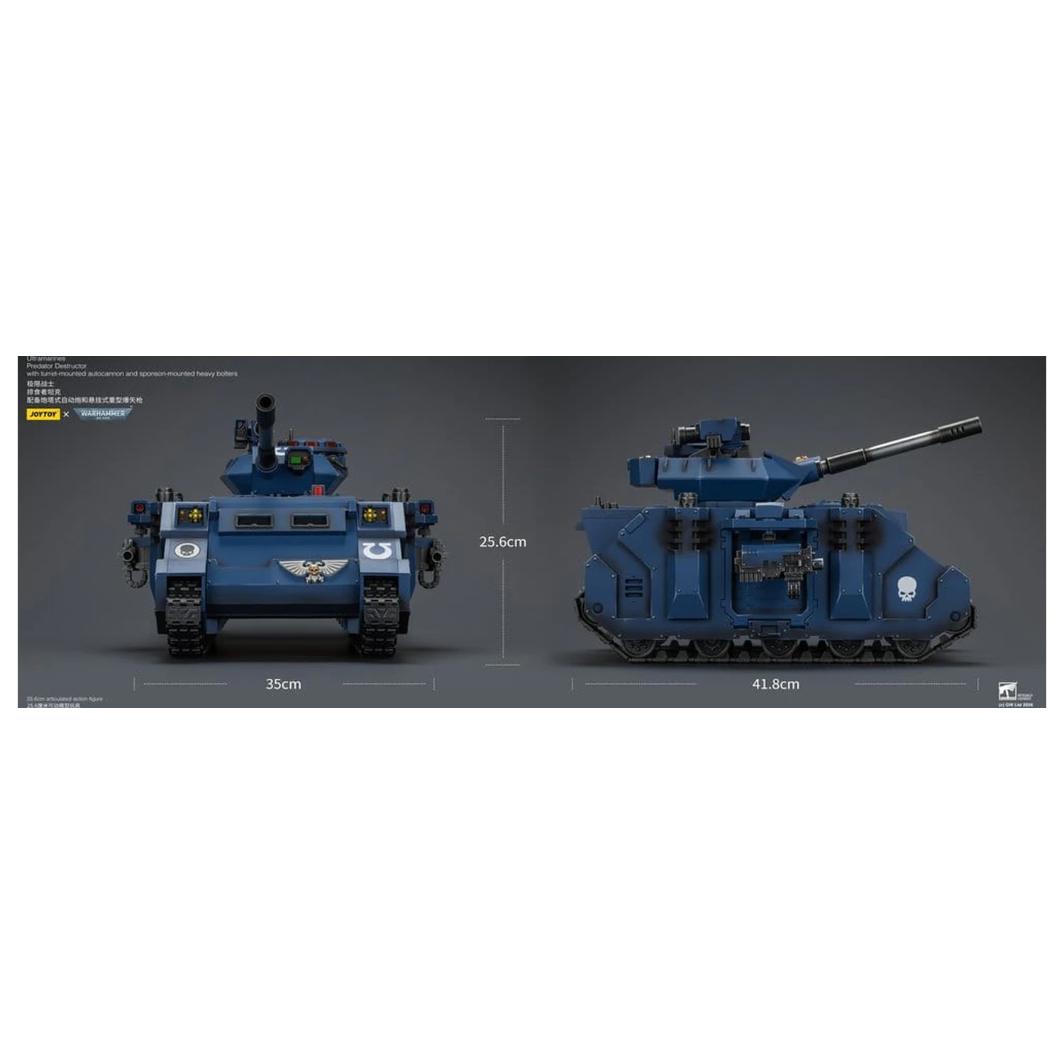 Warhammer 40,000 Vozilo Ultramarines Predator Destructor 26 cm fotografija proizvoda