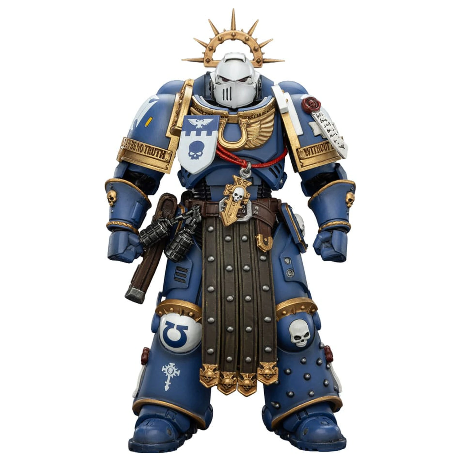 Warhammer 40,000 Akcijska figura Ultramarines Torvald s Power mačem, Stormshieldom i Bolt pištoljem 13 cm fotografija proizvoda