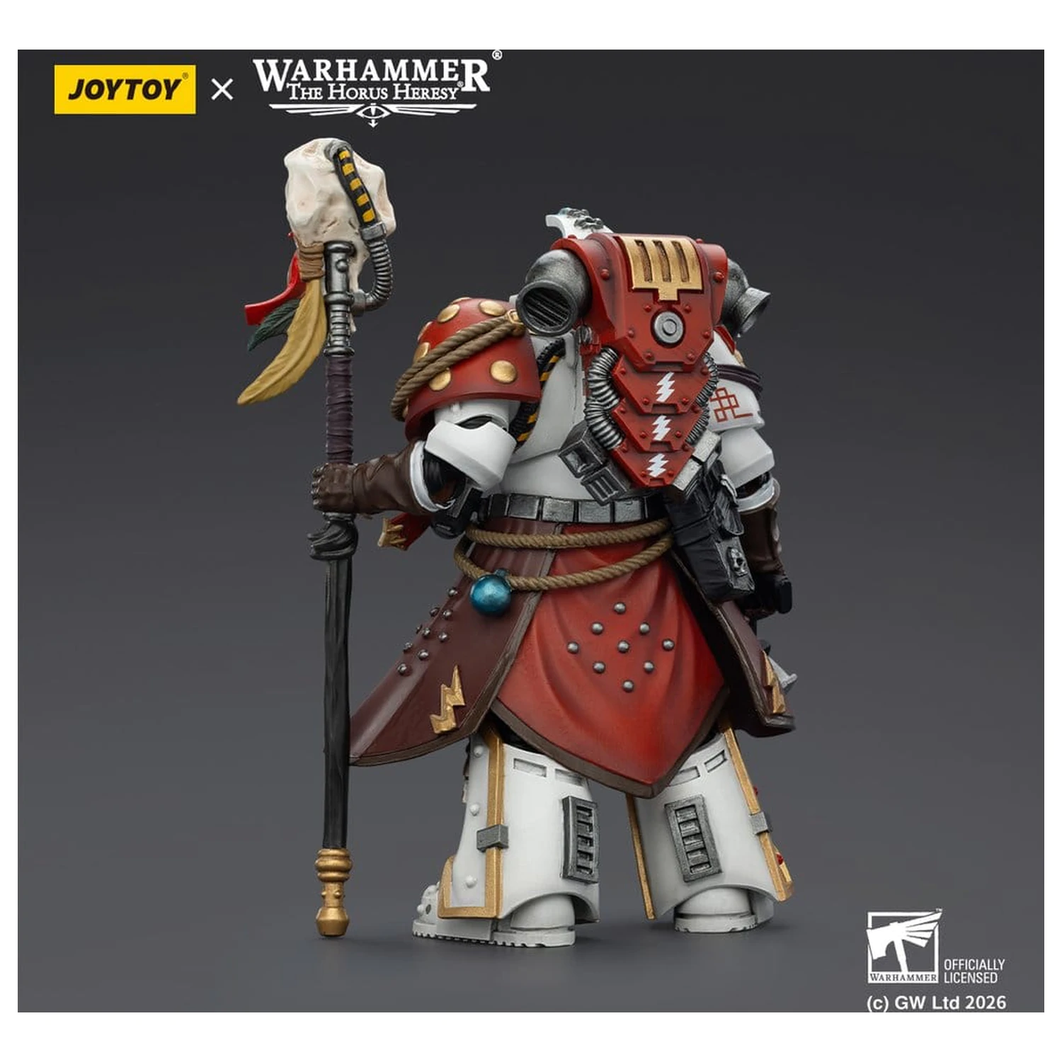 Warhammer 40,000 figurica White Scars Stormseer Consul s Force Staffom i Bolt Pistolom 12 cm fotografija proizvoda