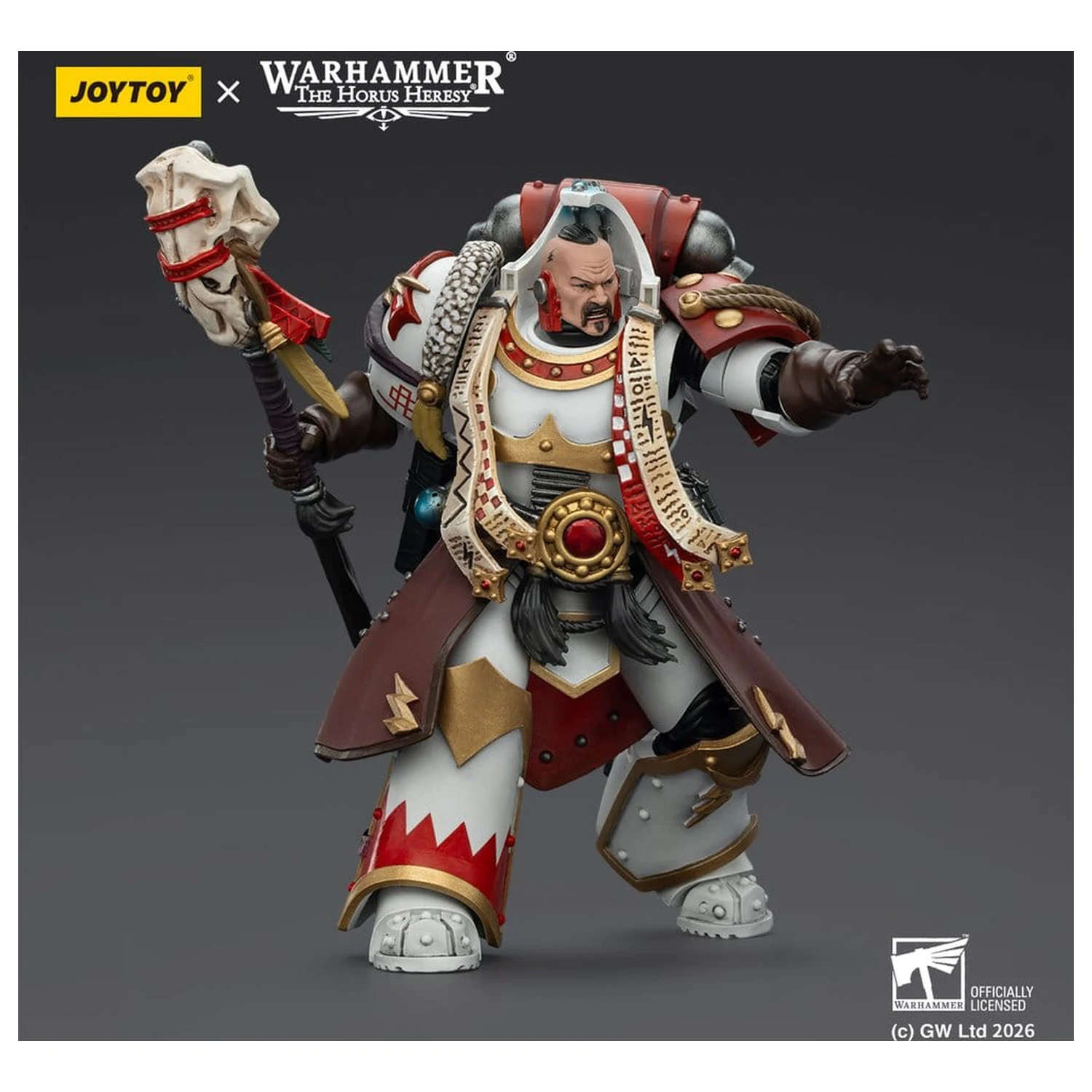 Warhammer 40,000 figurica White Scars Stormseer Consul s Force Staffom i Bolt Pistolom 12 cm fotografija proizvoda