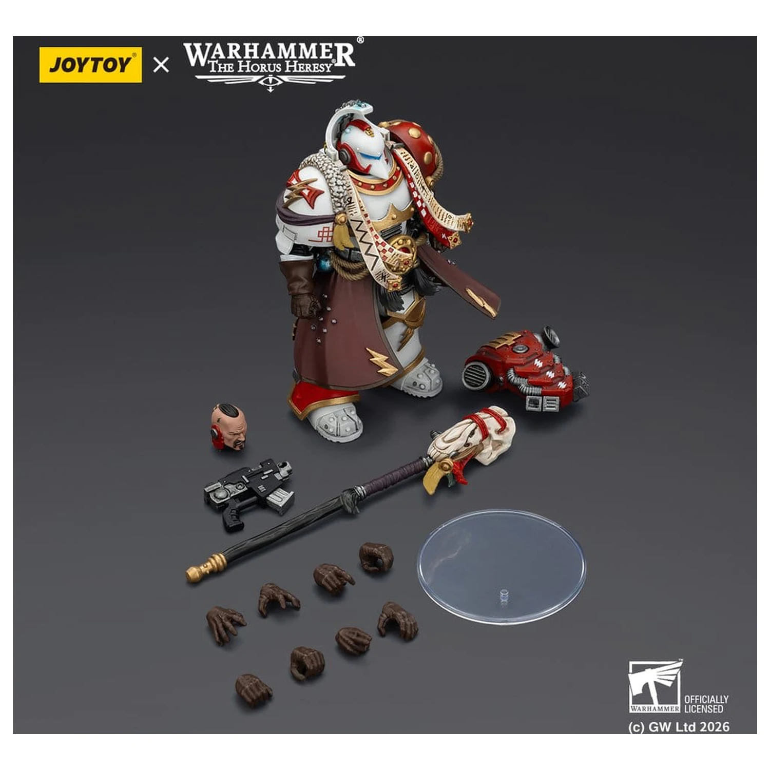 Warhammer 40,000 figurica White Scars Stormseer Consul s Force Staffom i Bolt Pistolom 12 cm fotografija proizvoda