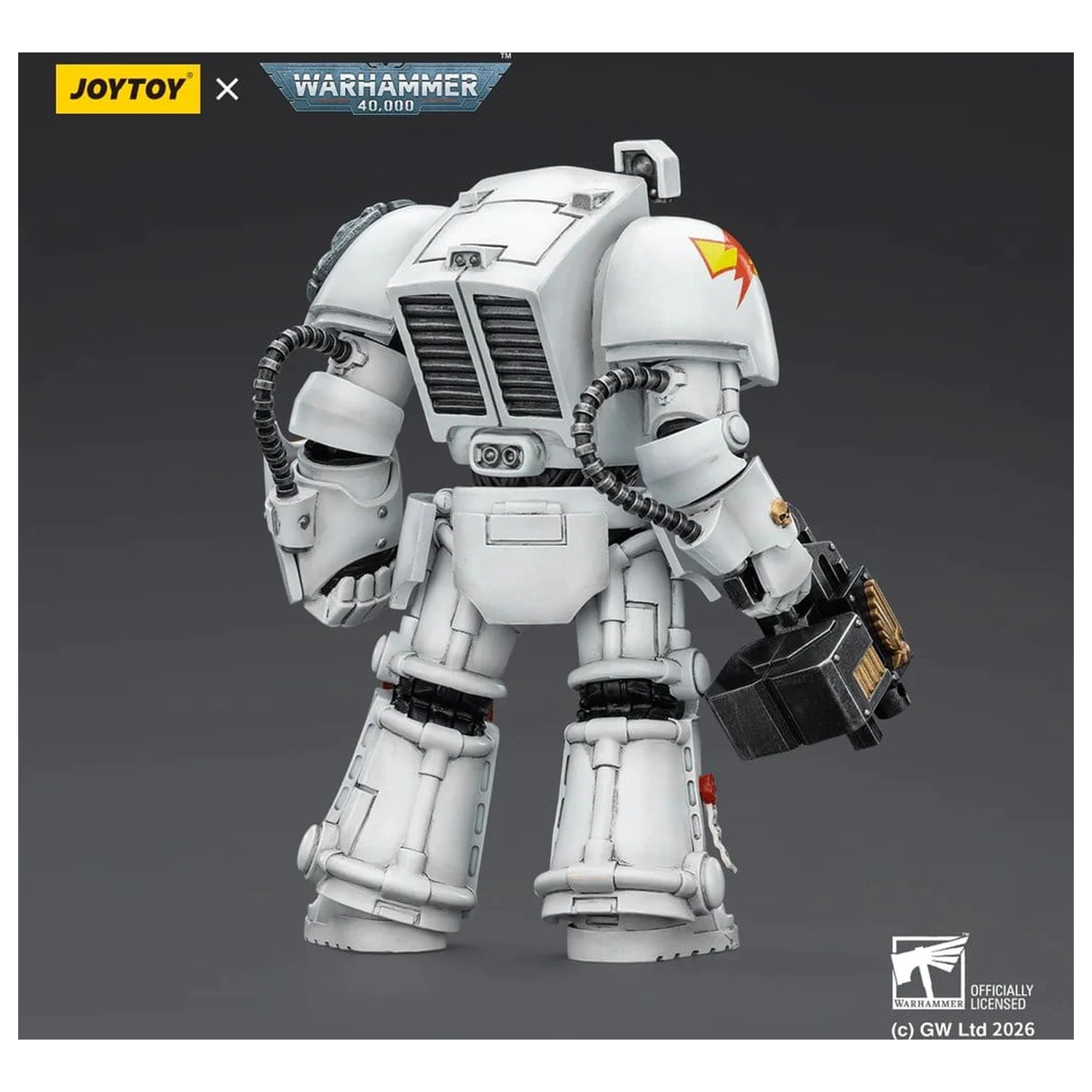 Warhammer 40,000 figurica White Scars Terminator 2 s energetskom šakom i olujnim bolterom 14 cm fotografija proizvoda