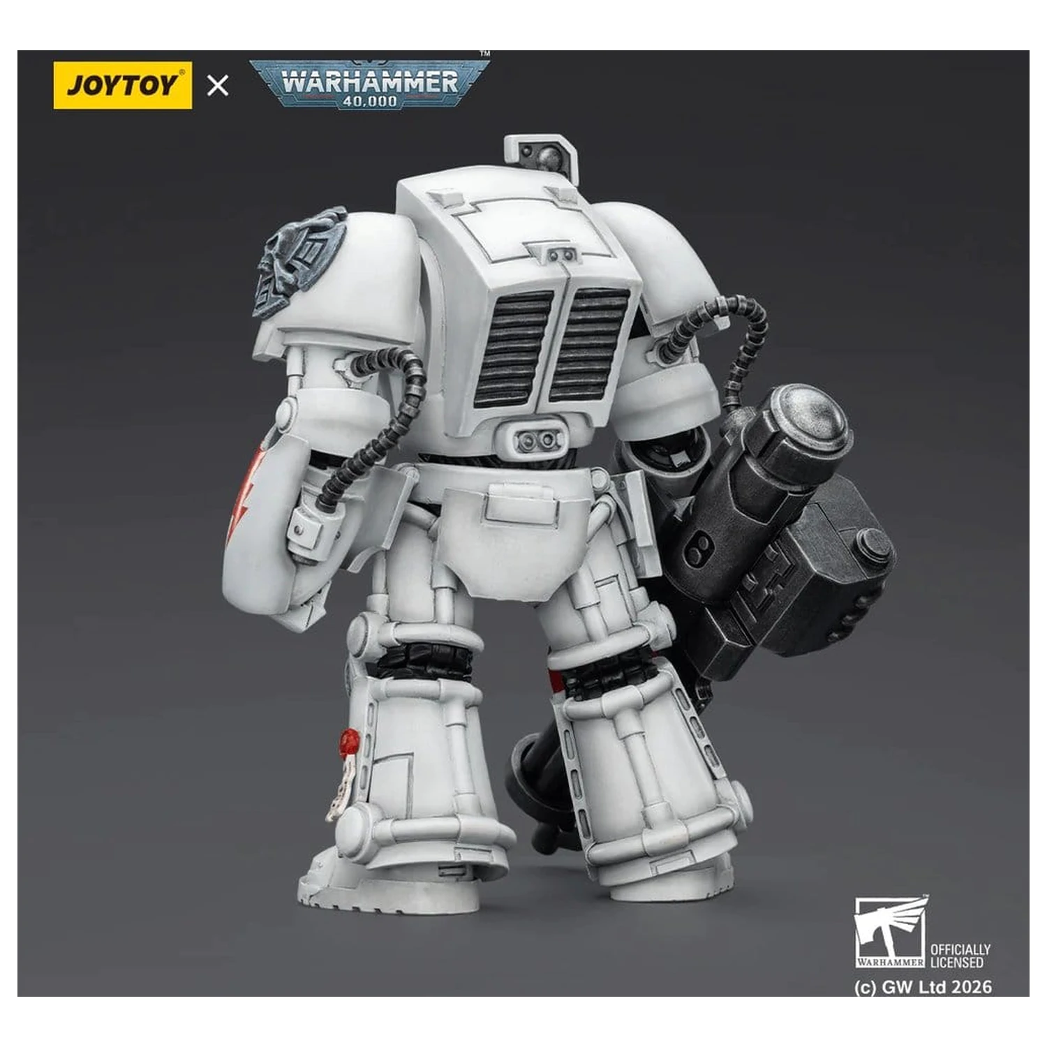 Warhammer 40,000 Akcijska figura White Scars Terminator 3 s Power Fist i Assault Cannon 14 cm fotografija proizvoda