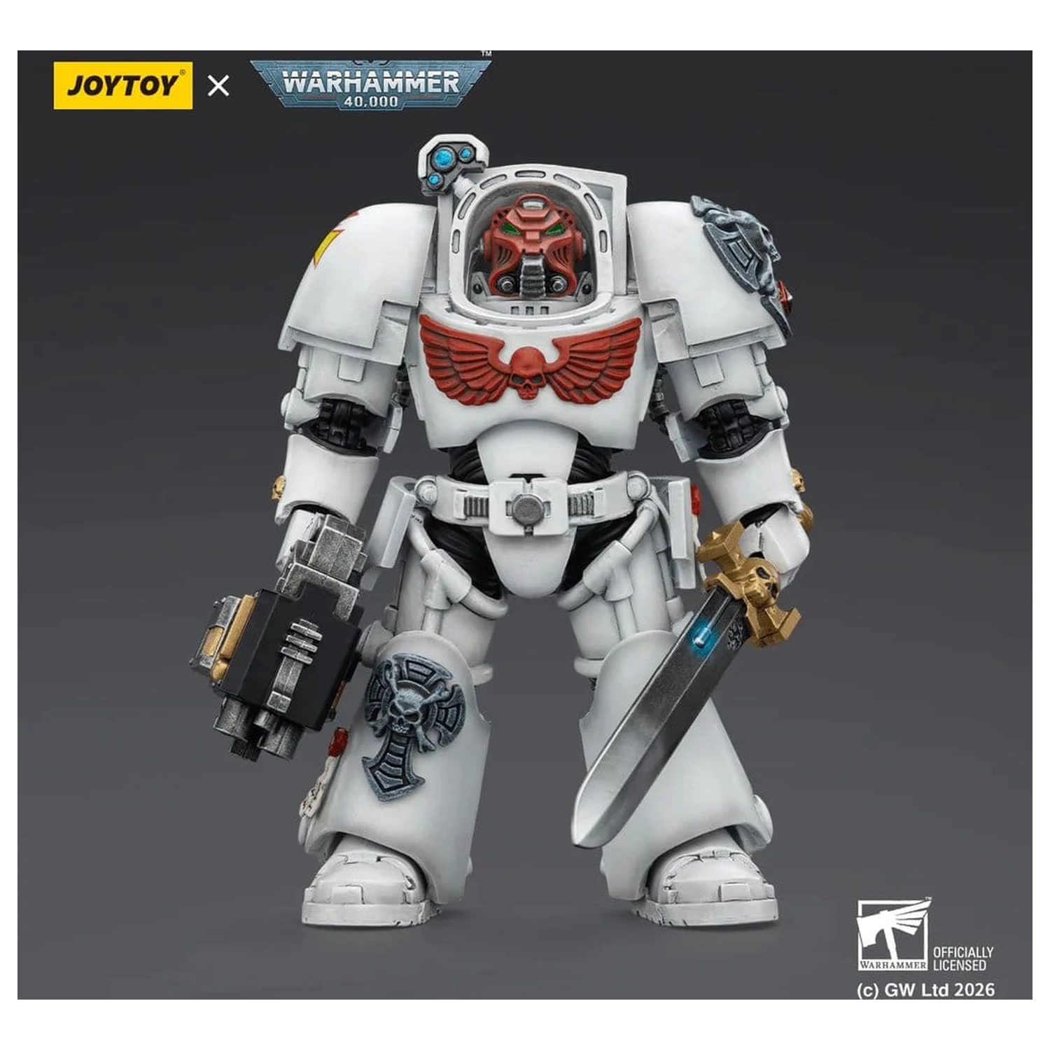 Warhammer 40,000 figurica White Scars Terminator 1 s energetskim mačem i Storm Bolterom 14 cm fotografija proizvoda