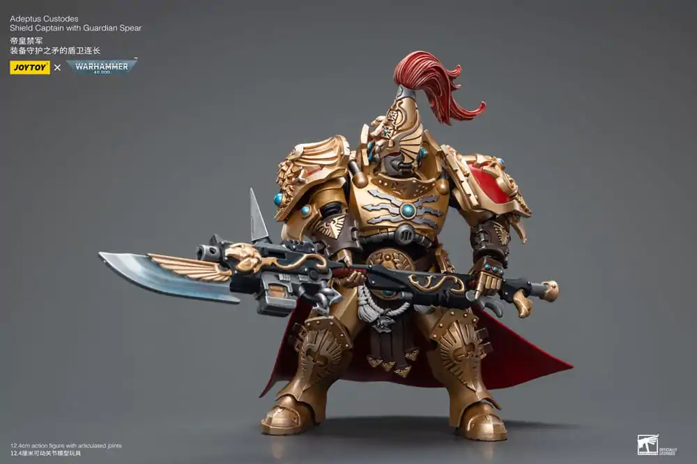 Warhammer 40k akcijska figura 1/18 Adeptus Custodes Shield Captain s Guardian Spear 12 cm fotografija proizvoda