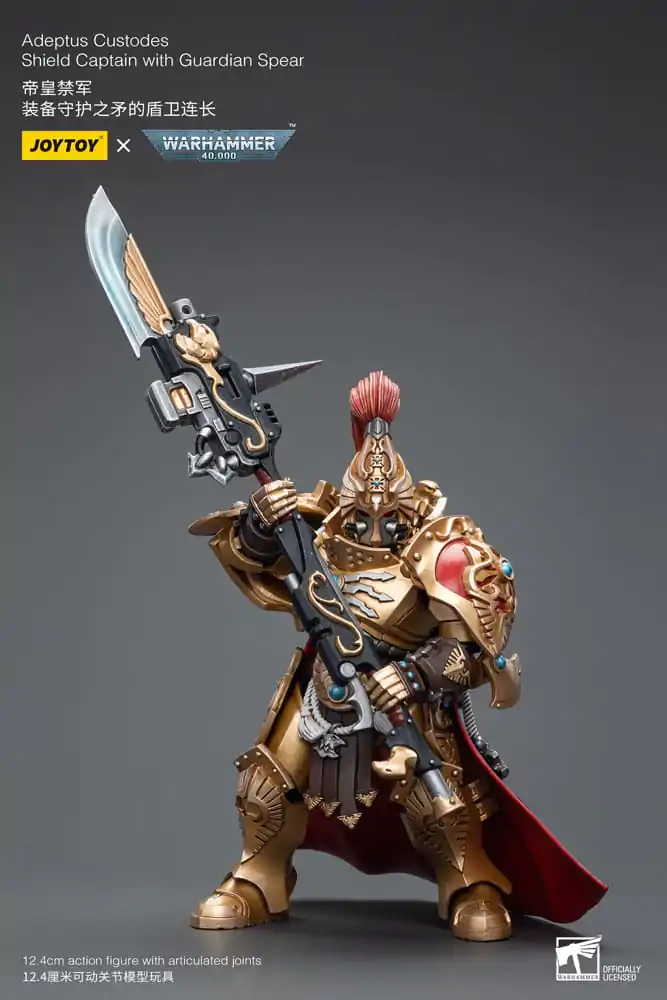 Warhammer 40k akcijska figura 1/18 Adeptus Custodes Shield Captain s Guardian Spear 12 cm fotografija proizvoda