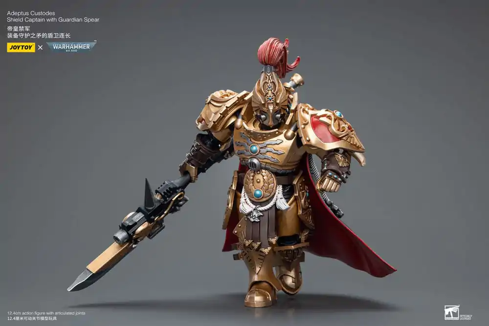 Warhammer 40k akcijska figura 1/18 Adeptus Custodes Shield Captain s Guardian Spear 12 cm fotografija proizvoda