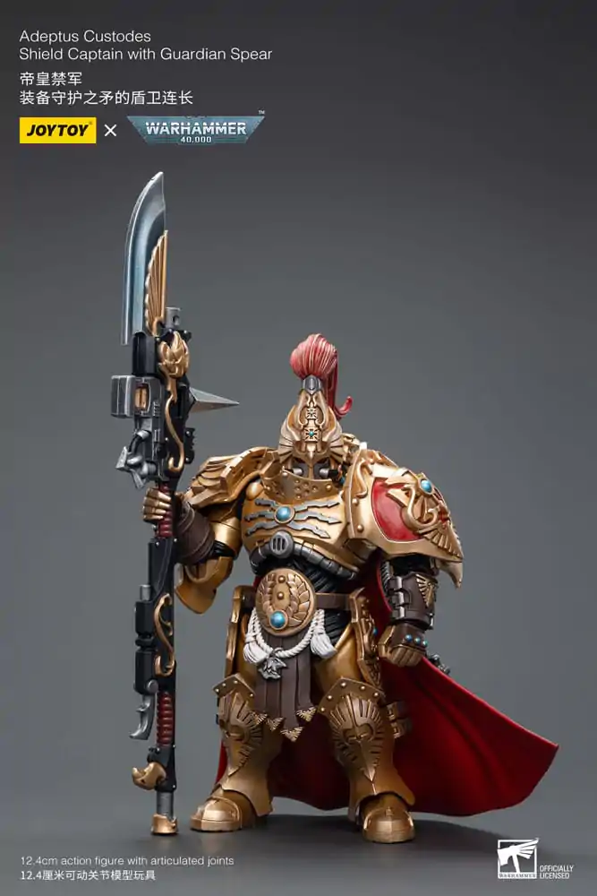 Warhammer 40k akcijska figura 1/18 Adeptus Custodes Shield Captain s Guardian Spear 12 cm fotografija proizvoda