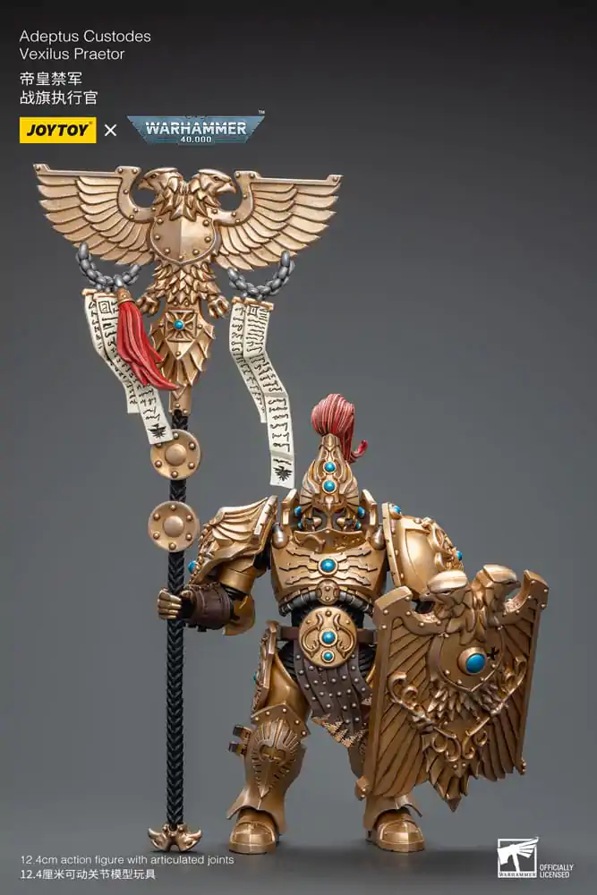 Warhammer 40k akcijska figura 1/18 Adeptus Custodes Vexilus Praetor fotografija proizvoda