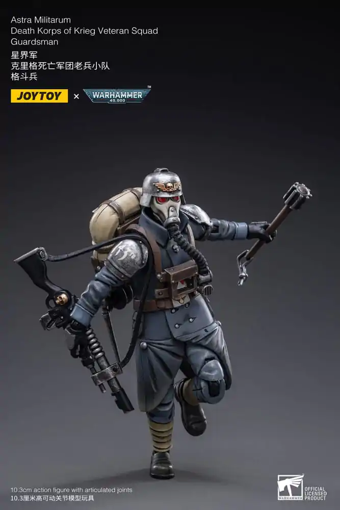 Warhammer 40k akcijska figura 1/18 Astra Militarum Death Korps of Krieg Veteran Squad Guardsman 11 cm fotografija proizvoda