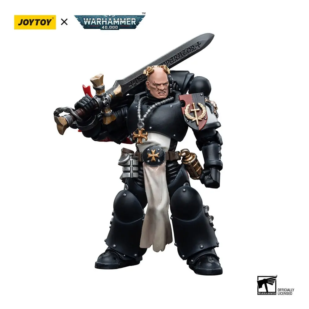Warhammer 40k akcijska figura 1/18 Black Templars Emperor's Champion Bayard's Revenge 12 cm fotografija proizvoda
