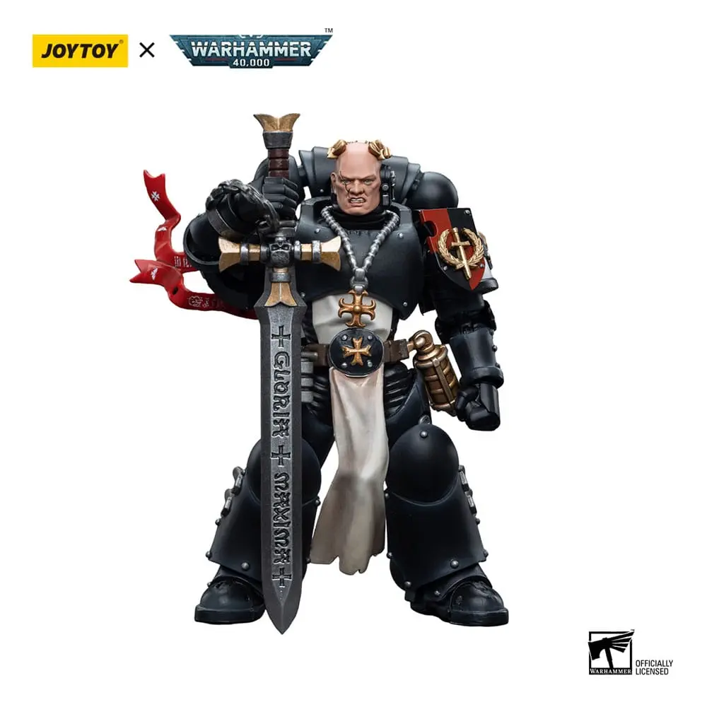 Warhammer 40k akcijska figura 1/18 Black Templars Emperor's Champion Bayard's Revenge 12 cm fotografija proizvoda