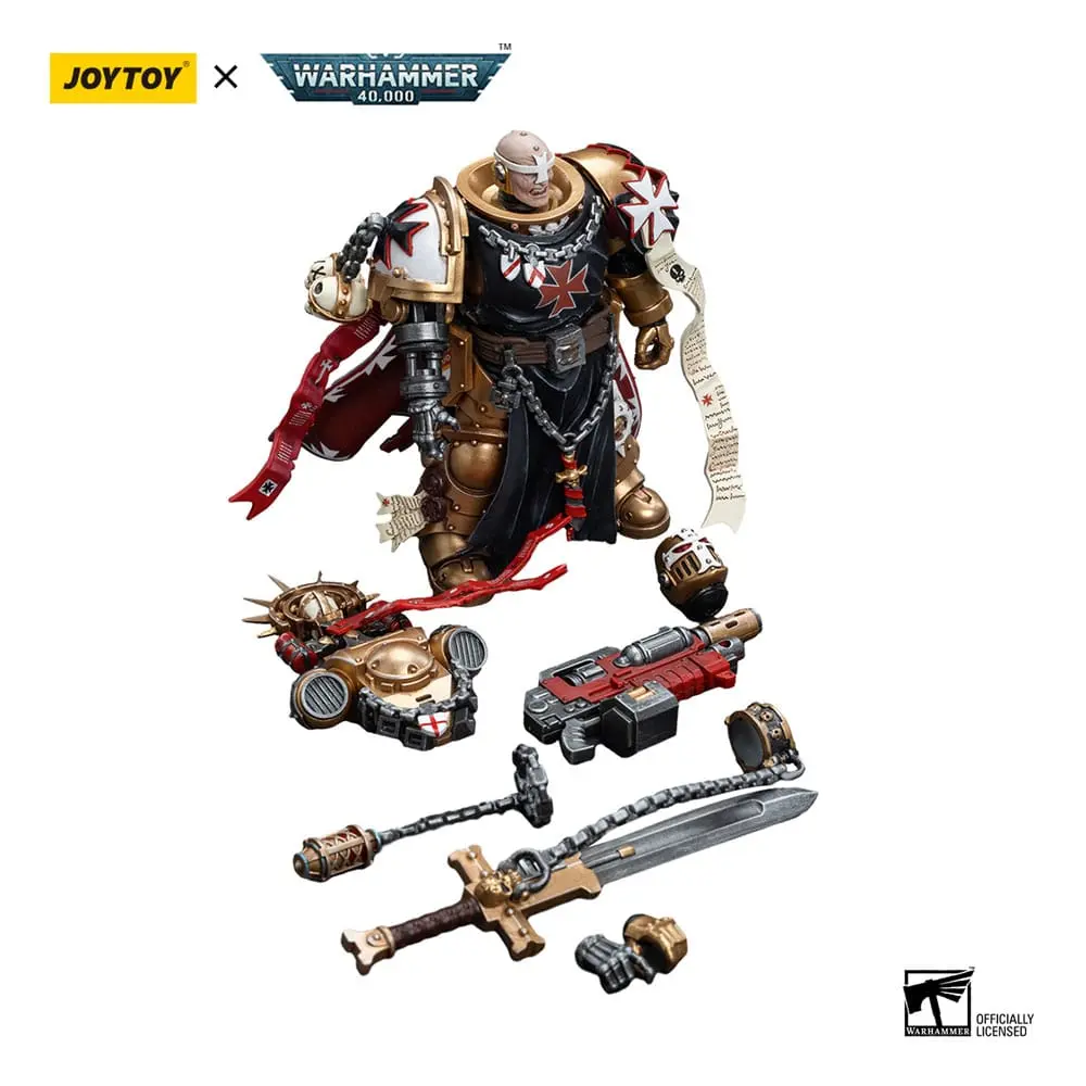 Warhammer 40k akcijska figura 1/18 Black Templars High Marshal Helbrecht 12 cm fotografija proizvoda