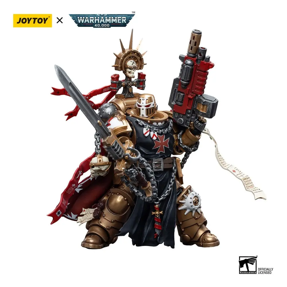 Warhammer 40k akcijska figura 1/18 Black Templars High Marshal Helbrecht 12 cm fotografija proizvoda