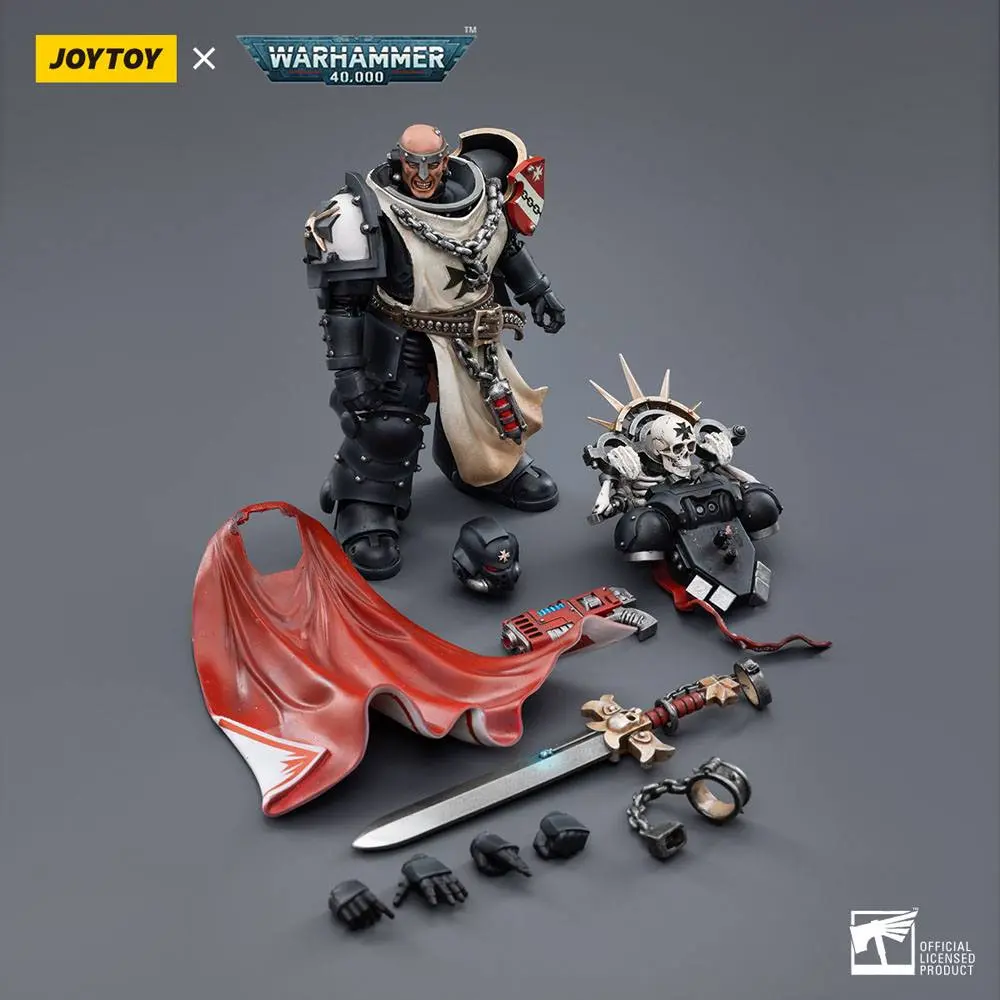 Warhammer 40k akcijska figura 1/18 Black Templars Marshal Baldeckrath 12 cm fotografija proizvoda