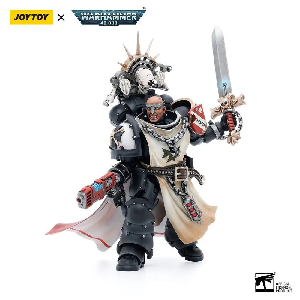 Warhammer 40k akcijska figura 1/18 Black Templars Marshal Baldeckrath 12 cm fotografija proizvoda