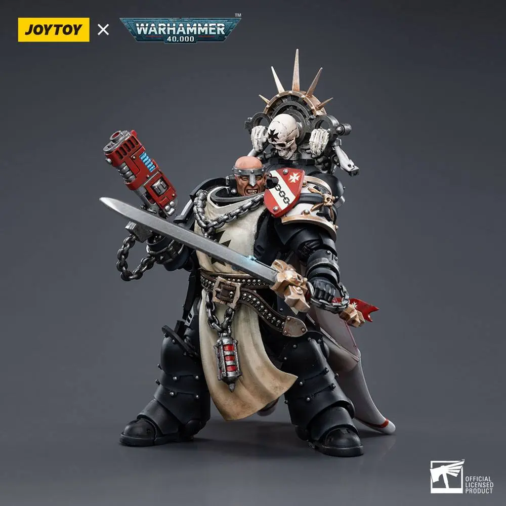 Warhammer 40k akcijska figura 1/18 Black Templars Marshal Baldeckrath 12 cm fotografija proizvoda