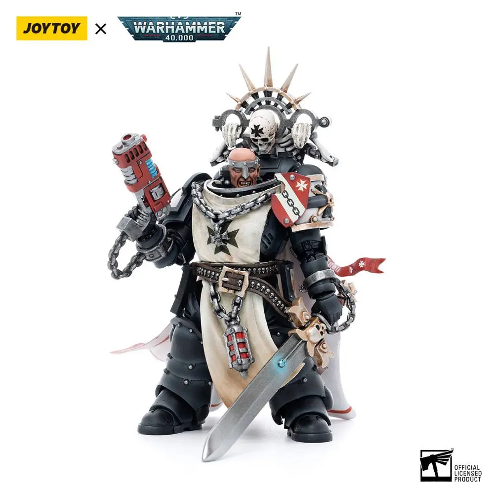 Warhammer 40k akcijska figura 1/18 Black Templars Marshal Baldeckrath 12 cm fotografija proizvoda