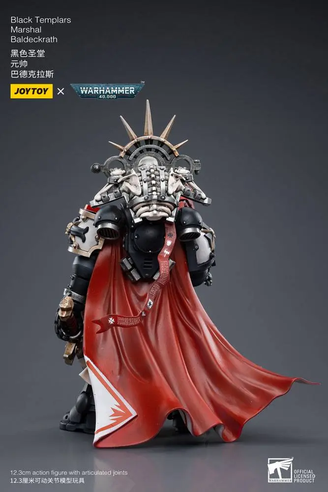 Warhammer 40k akcijska figura 1/18 Black Templars Marshal Baldeckrath 12 cm fotografija proizvoda