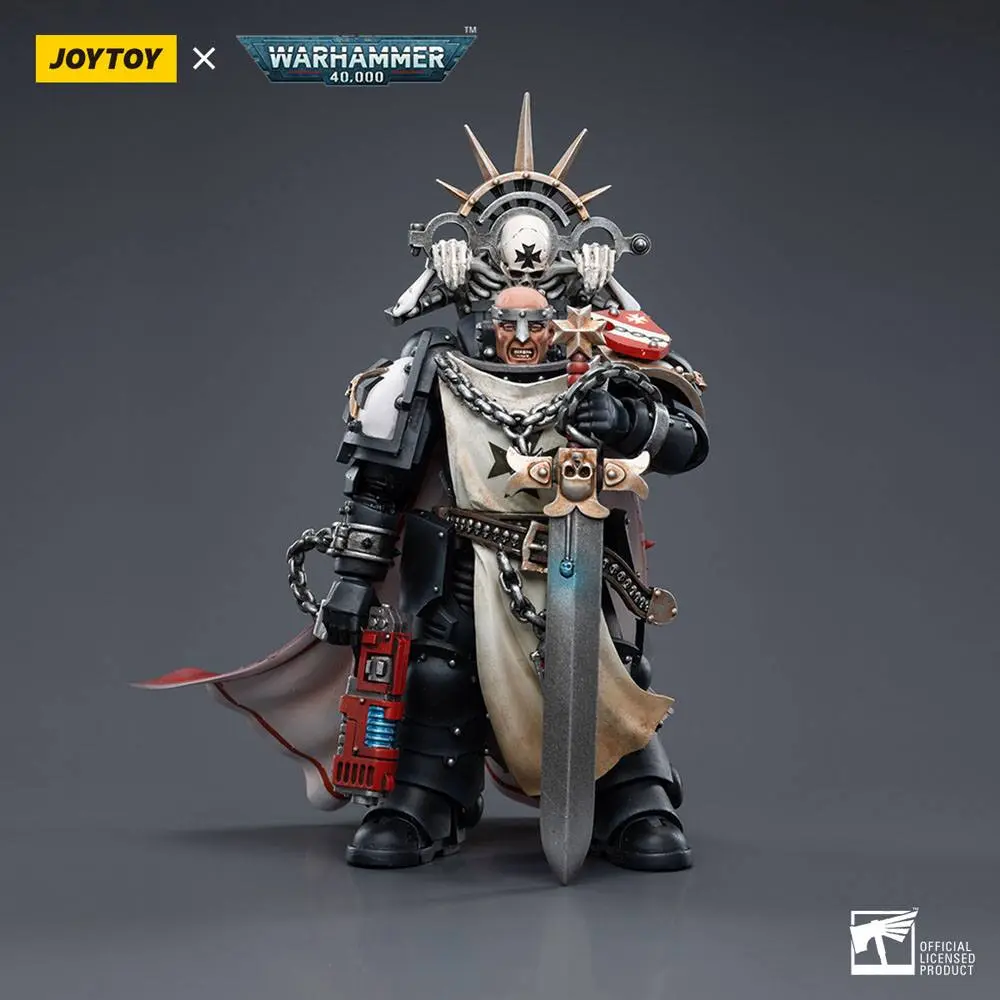 Warhammer 40k akcijska figura 1/18 Black Templars Marshal Baldeckrath 12 cm fotografija proizvoda