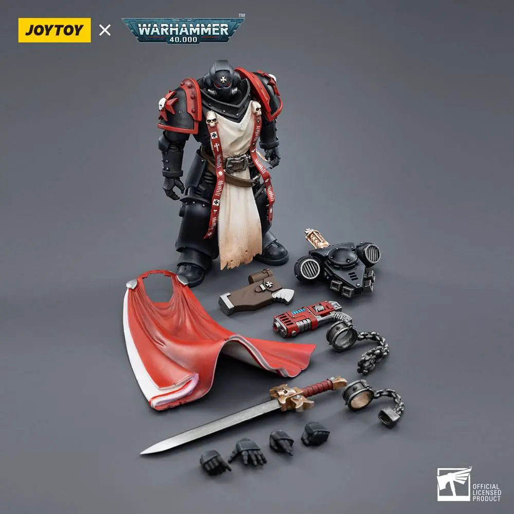 Warhammer 40k akcijska figura 1/18 Black Templars Primaris Sword Brethren Eberwulf 12 cm fotografija proizvoda