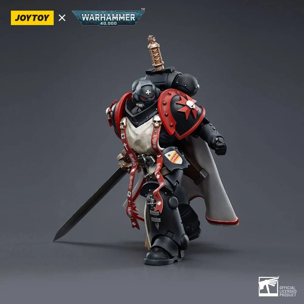 Warhammer 40k akcijska figura 1/18 Black Templars Primaris Sword Brethren Eberwulf 12 cm fotografija proizvoda