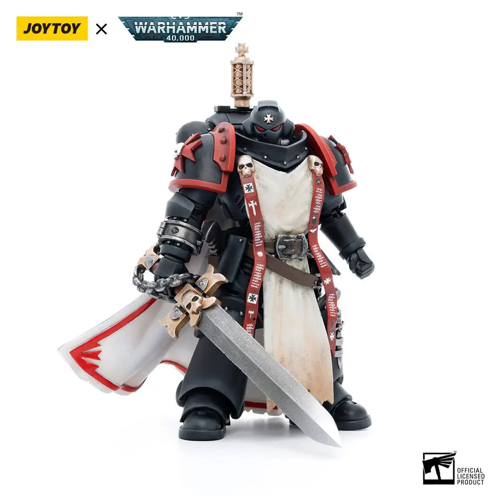 Warhammer 40k akcijska figura 1/18 Black Templars Primaris Sword Brethren Eberwulf 12 cm fotografija proizvoda