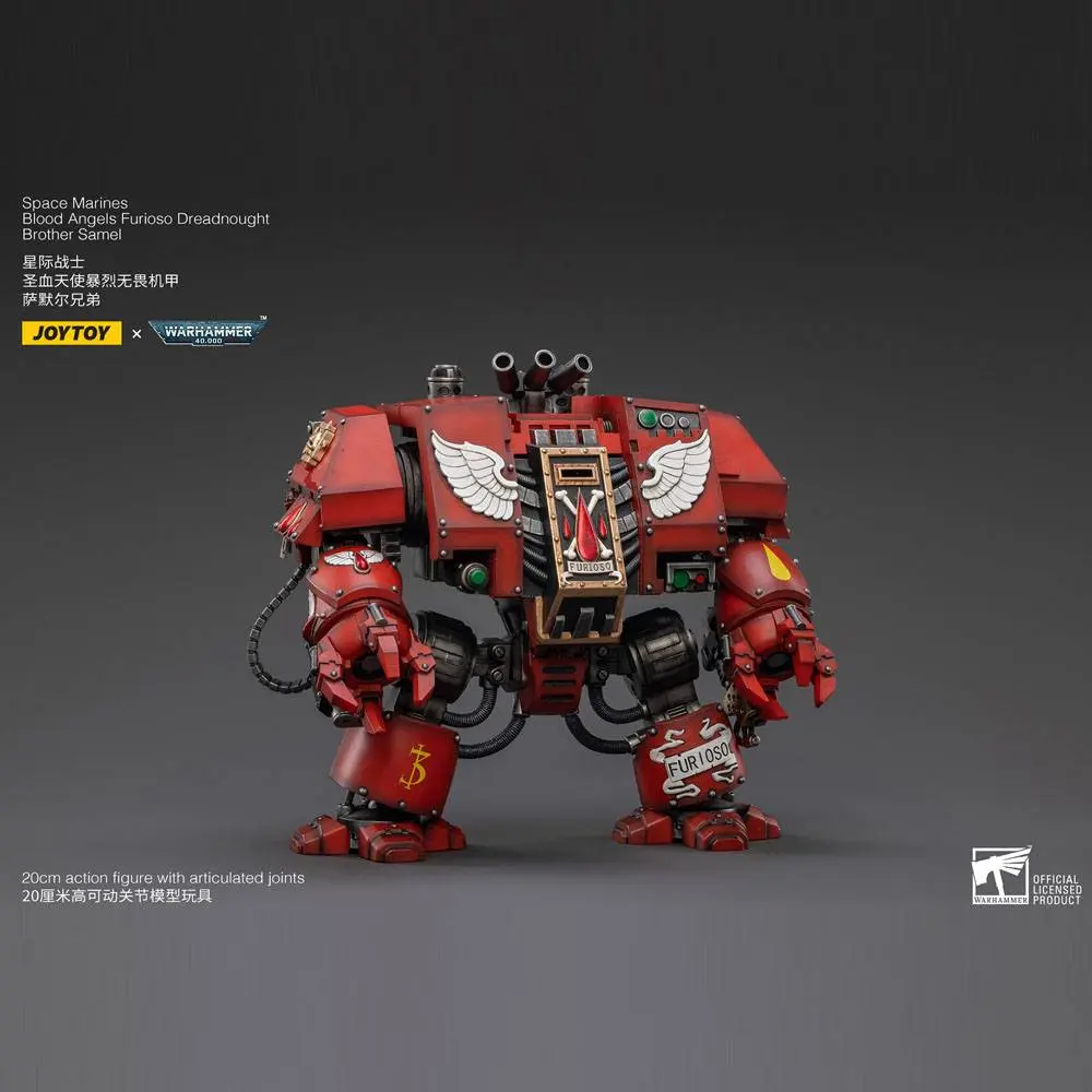 Warhammer 40k akcijska figura 1/18 Blood Angels Furioso Dreadnought Brother Samel 20 cm fotografija proizvoda