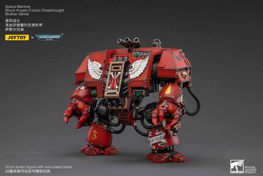 Warhammer 40k akcijska figura 1/18 Blood Angels Furioso Dreadnought Brother Samel 20 cm fotografija proizvoda