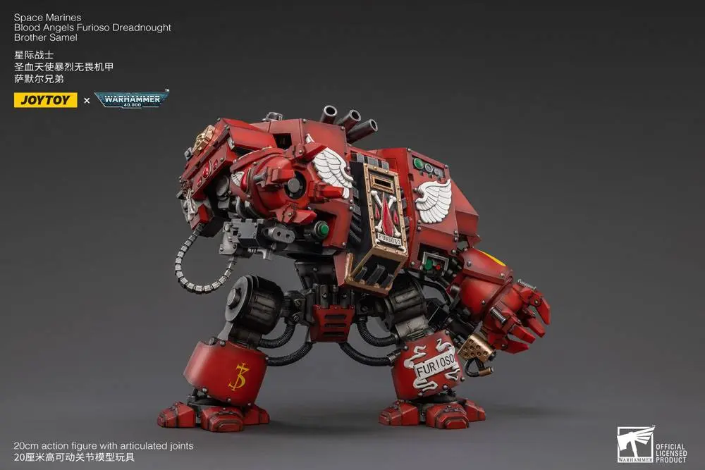 Warhammer 40k akcijska figura 1/18 Blood Angels Furioso Dreadnought Brother Samel 20 cm fotografija proizvoda