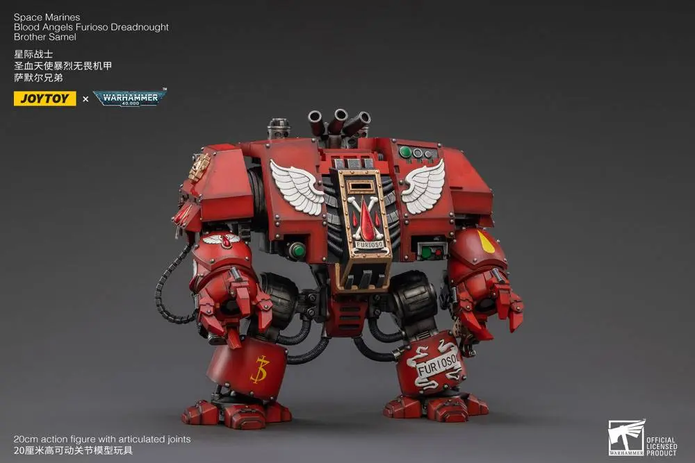 Warhammer 40k akcijska figura 1/18 Blood Angels Furioso Dreadnought Brother Samel 20 cm fotografija proizvoda