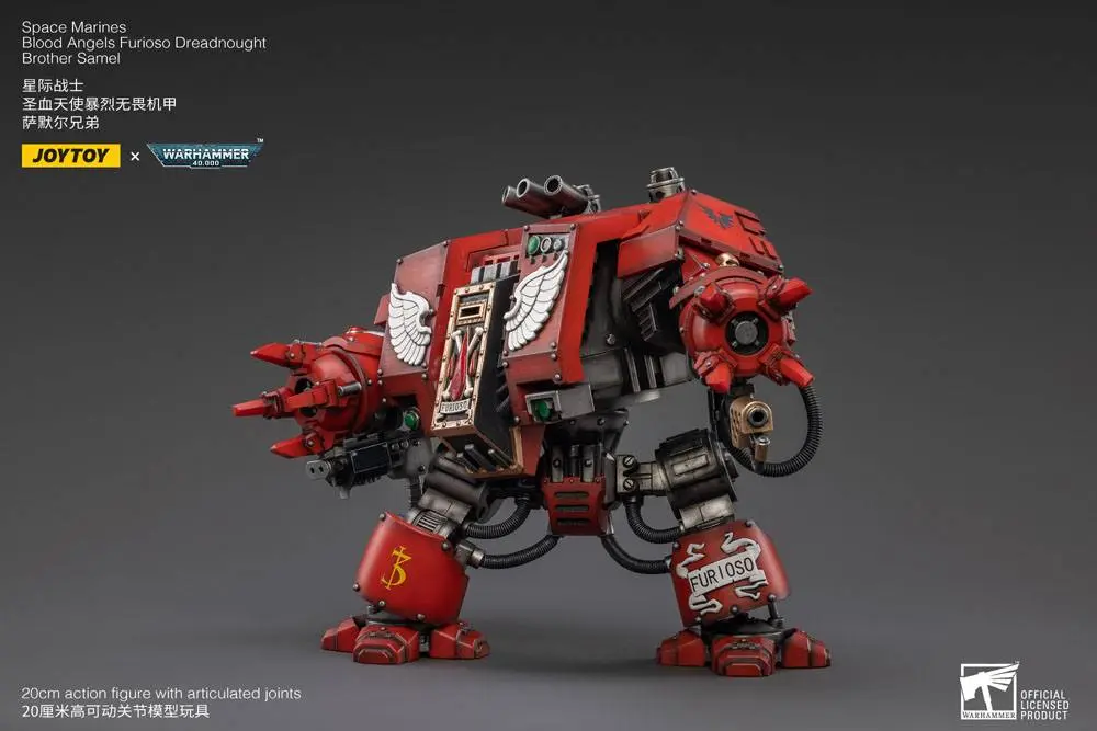 Warhammer 40k akcijska figura 1/18 Blood Angels Furioso Dreadnought Brother Samel 20 cm fotografija proizvoda