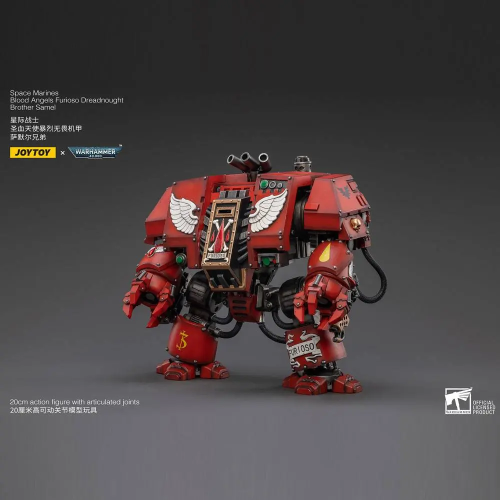 Warhammer 40k akcijska figura 1/18 Blood Angels Furioso Dreadnought Brother Samel 20 cm fotografija proizvoda