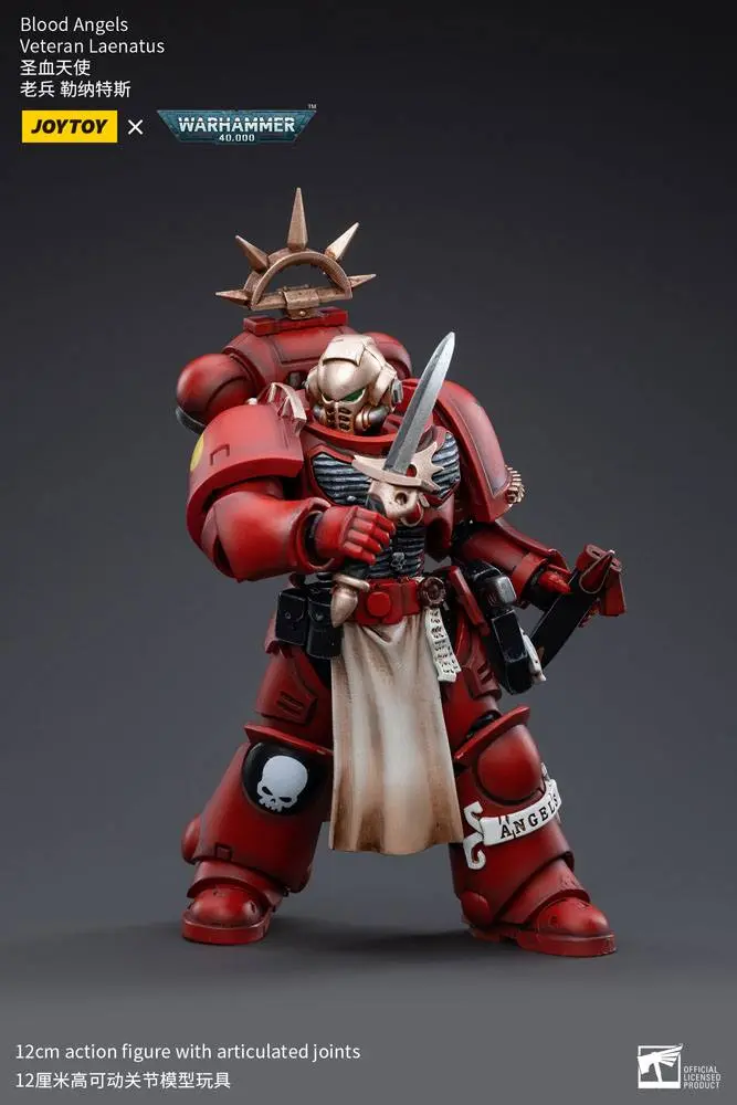 Warhammer 40k akcijska figura 1/18 Blood Angels Veteran Laenatus 12 cm fotografija proizvoda