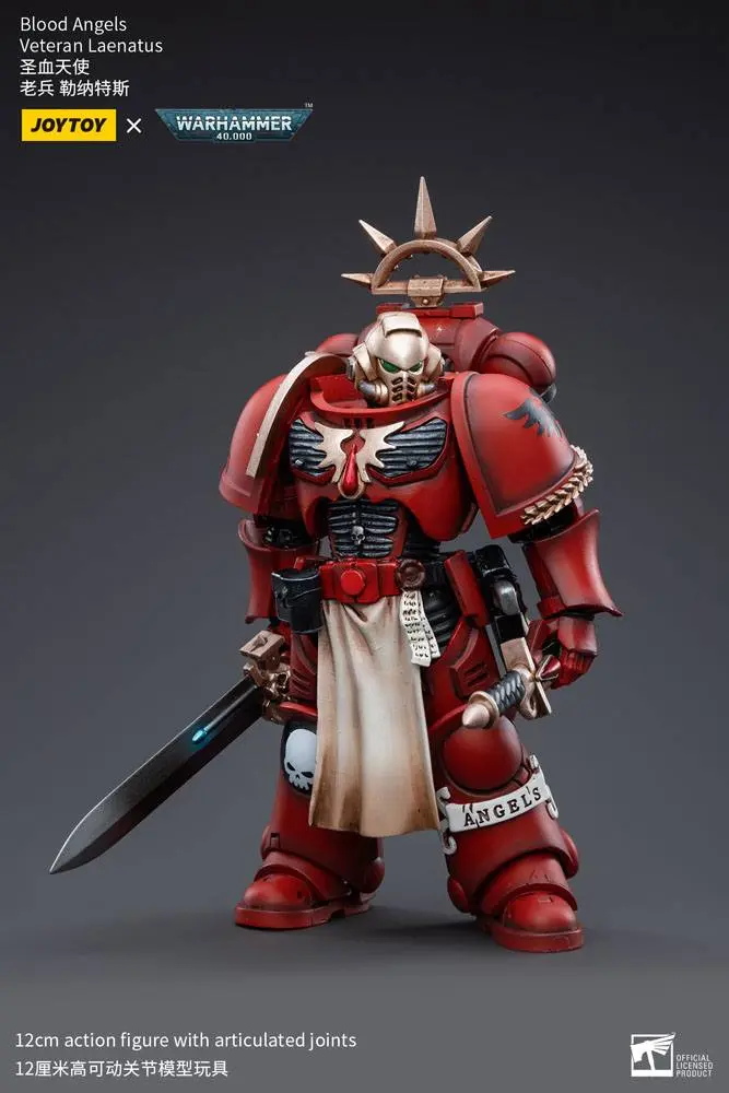 Warhammer 40k akcijska figura 1/18 Blood Angels Veteran Laenatus 12 cm fotografija proizvoda