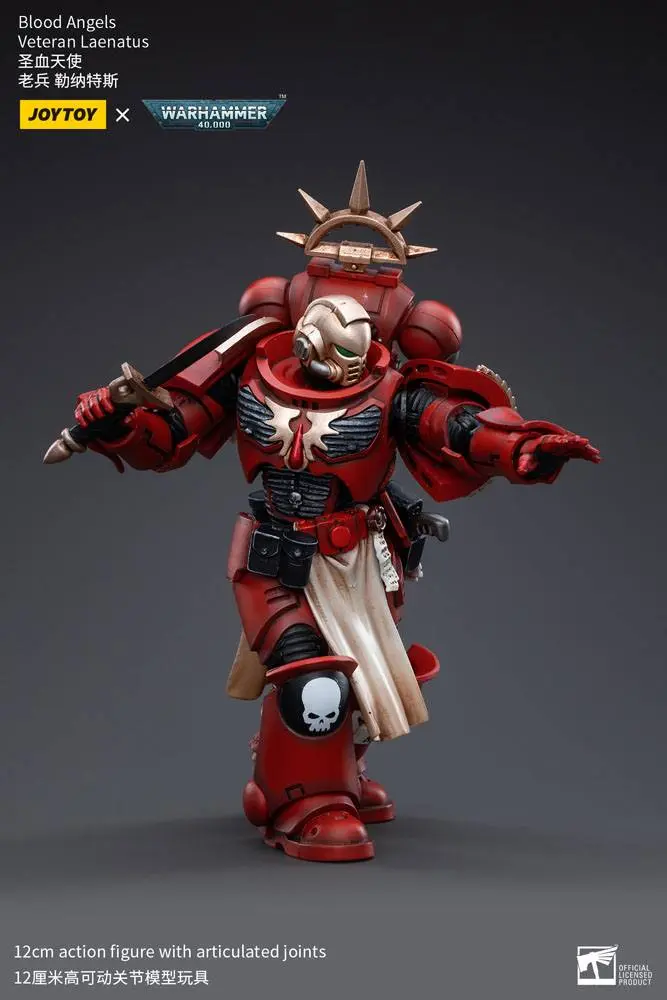Warhammer 40k akcijska figura 1/18 Blood Angels Veteran Laenatus 12 cm fotografija proizvoda