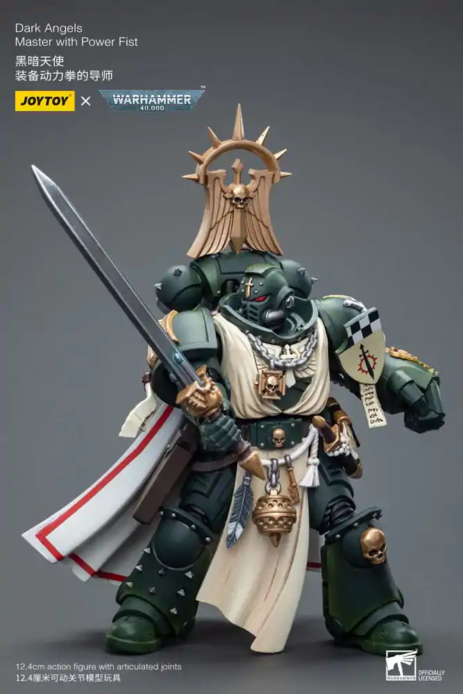 Warhammer 40k akcijska figura 1/18 Dark Angels Master s Power Fist 12 cm fotografija proizvoda