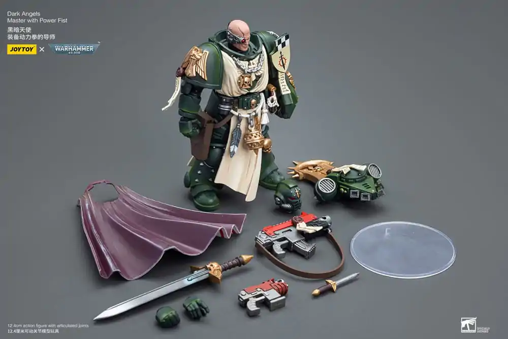 Warhammer 40k akcijska figura 1/18 Dark Angels Master s Power Fist 12 cm fotografija proizvoda