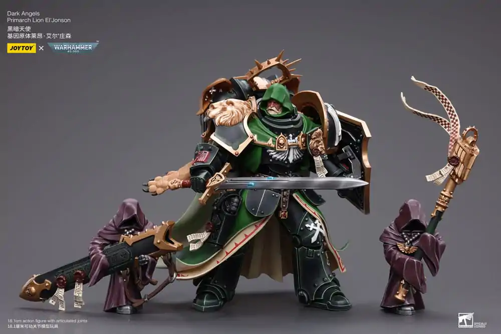 Warhammer 40k akcijska figura 1/18 Dark Angels Primarch Lion El' Jonson 18 cm fotografija proizvoda