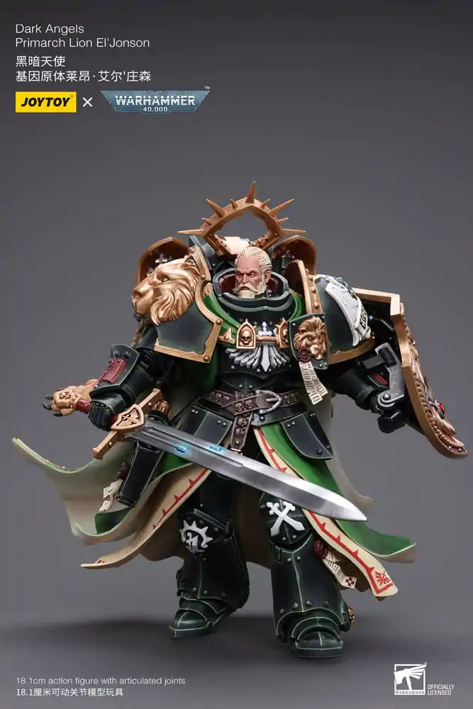 Warhammer 40k akcijska figura 1/18 Dark Angels Primarch Lion El' Jonson 18 cm fotografija proizvoda