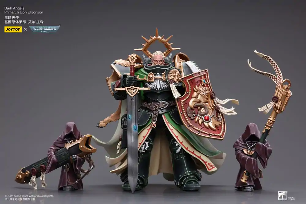 Warhammer 40k akcijska figura 1/18 Dark Angels Primarch Lion El' Jonson 18 cm fotografija proizvoda