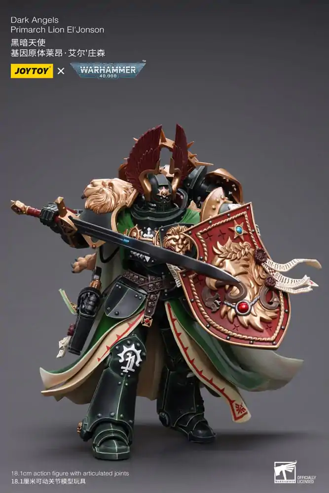 Warhammer 40k akcijska figura 1/18 Dark Angels Primarch Lion El' Jonson 18 cm fotografija proizvoda