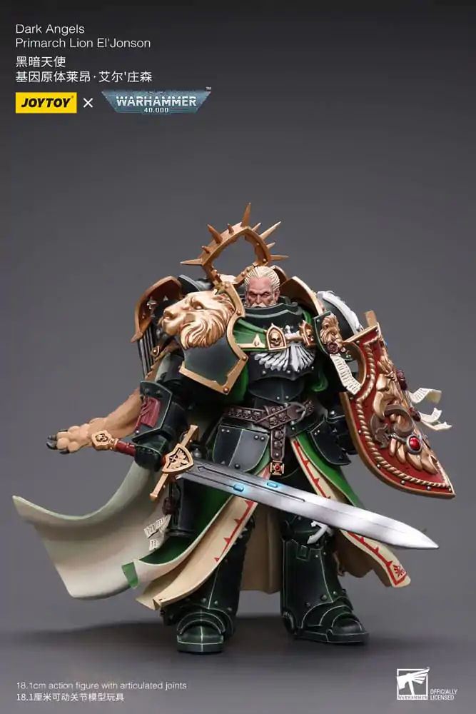 Warhammer 40k akcijska figura 1/18 Dark Angels Primarch Lion El' Jonson 18 cm fotografija proizvoda