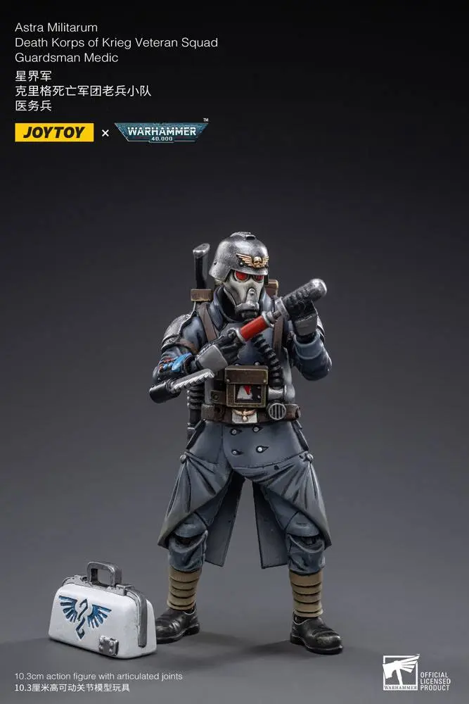 Warhammer 40k akcijska figura 1/18 Death Korps of Krieg Veteran Squad Guardsman Medic 10 cm fotografija proizvoda