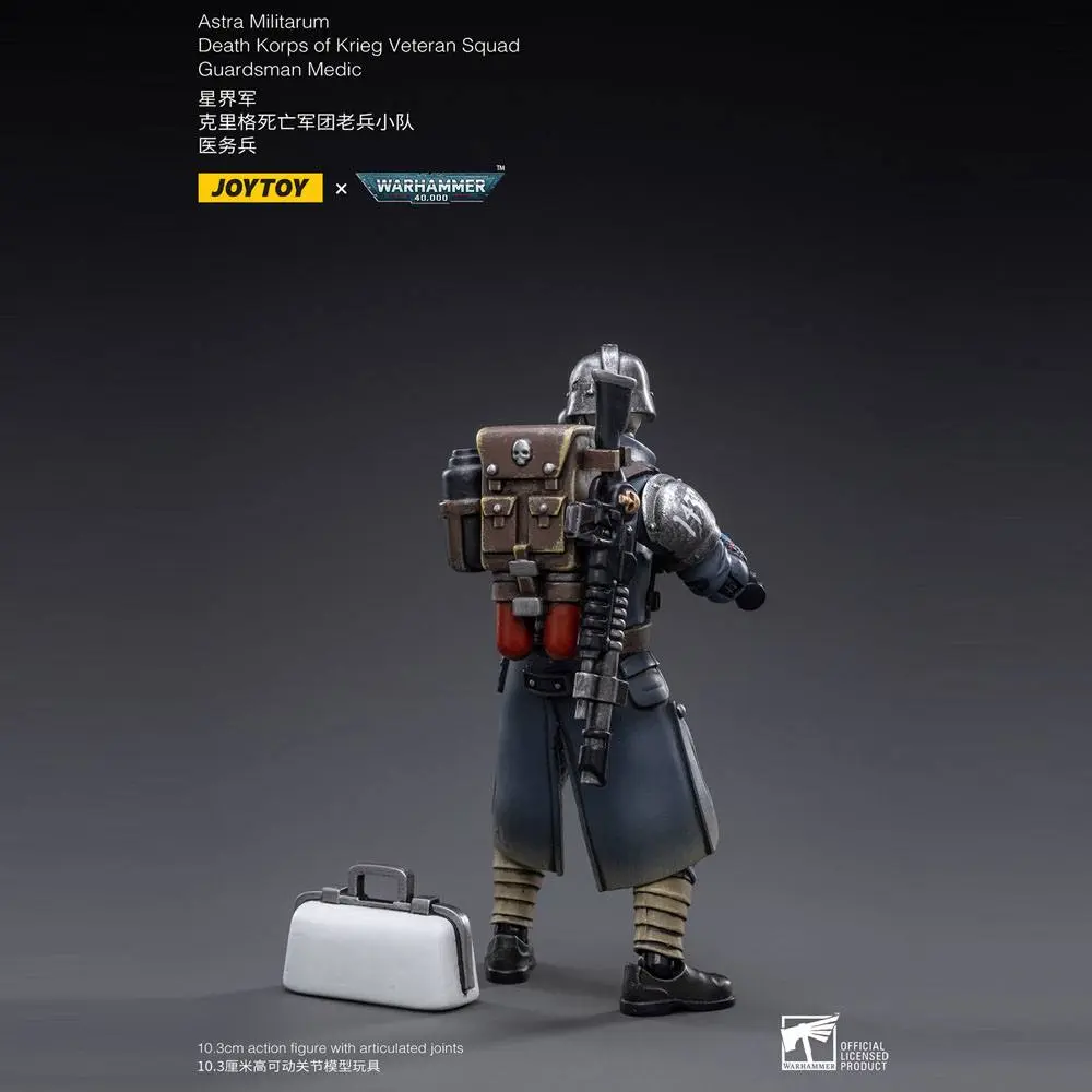 Warhammer 40k akcijska figura 1/18 Death Korps of Krieg Veteran Squad Guardsman Medic 10 cm fotografija proizvoda