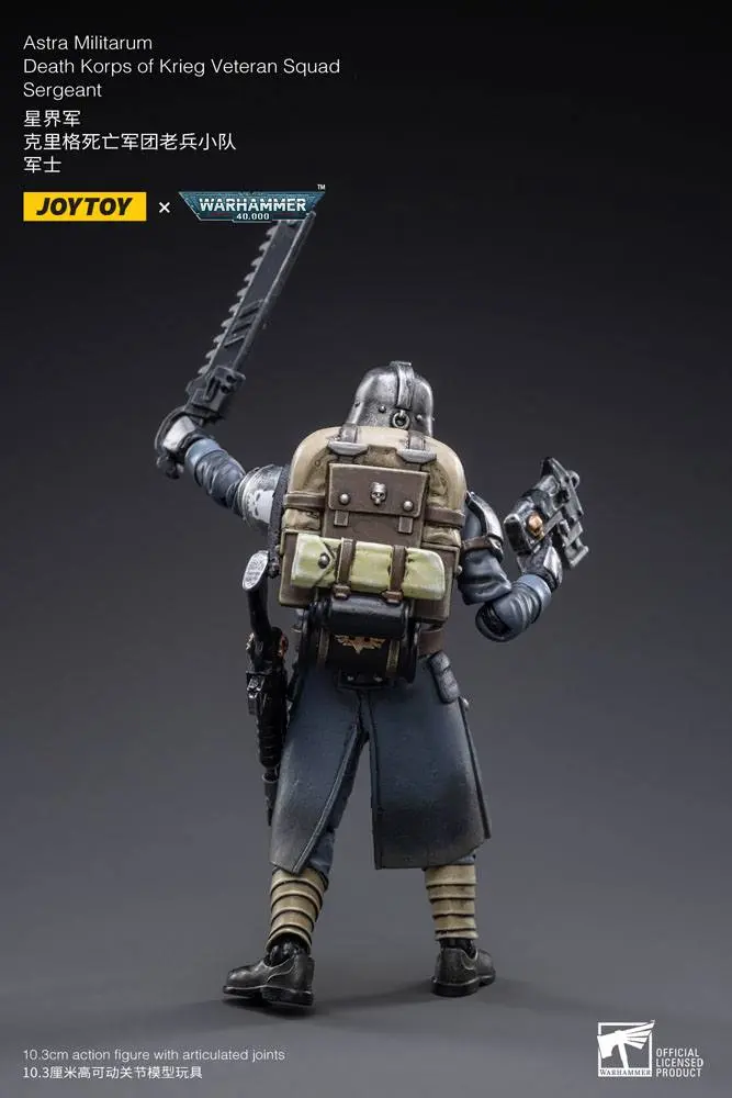 Warhammer 40k akcijska figura 1/18 Death Korps of Krieg Veteran Squad Sergeant 10 cm fotografija proizvoda