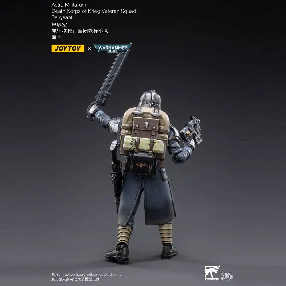 Warhammer 40k akcijska figura 1/18 Death Korps of Krieg Veteran Squad Sergeant 10 cm fotografija proizvoda