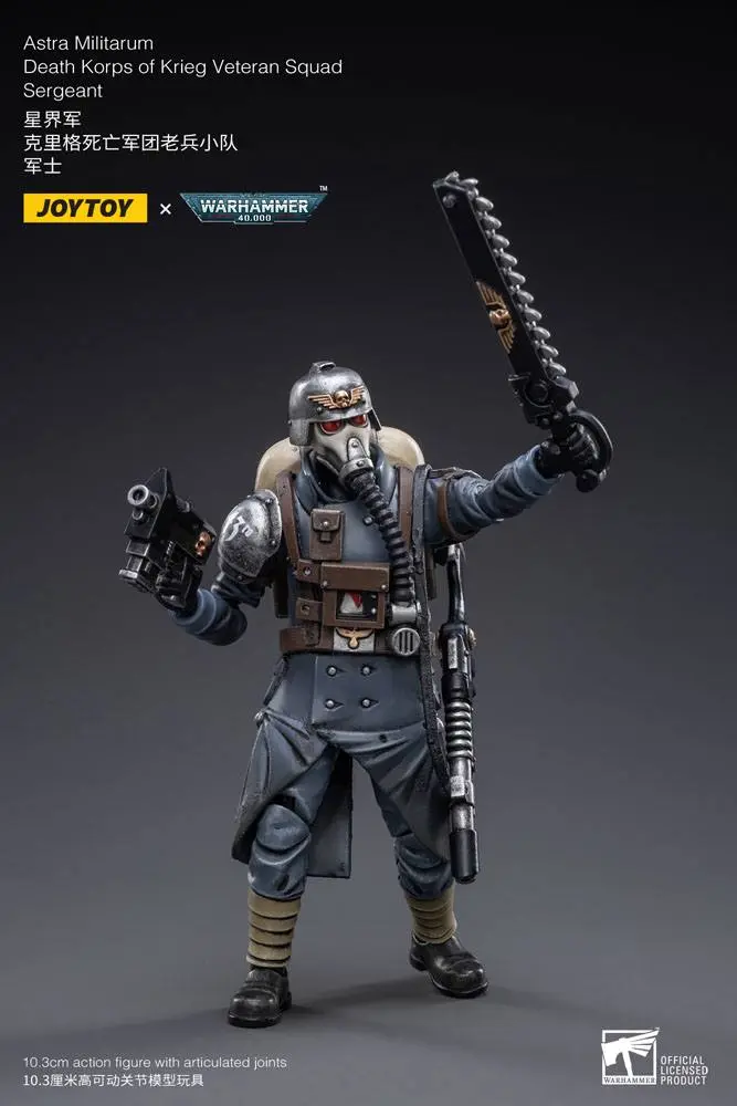 Warhammer 40k akcijska figura 1/18 Death Korps of Krieg Veteran Squad Sergeant 10 cm fotografija proizvoda