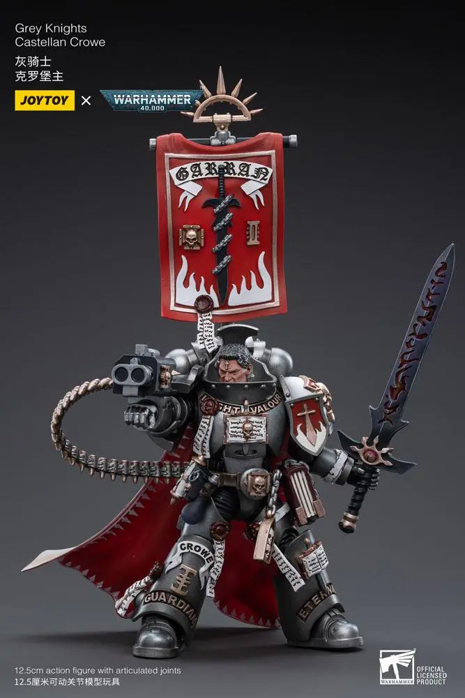 Warhammer 40k akcijska figura 1/18 Grey Knights Castellan Crowe 12 cm fotografija proizvoda