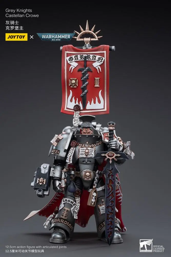 Warhammer 40k akcijska figura 1/18 Grey Knights Castellan Crowe 12 cm fotografija proizvoda